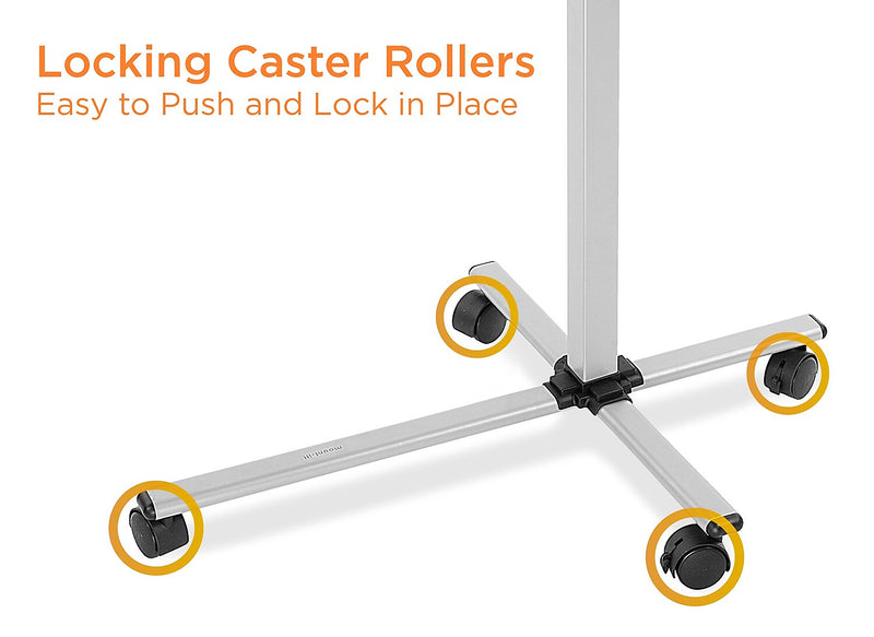 Mount-It! Rolling Adjustable Laptop Tray and Projector Cart (MI-7945)