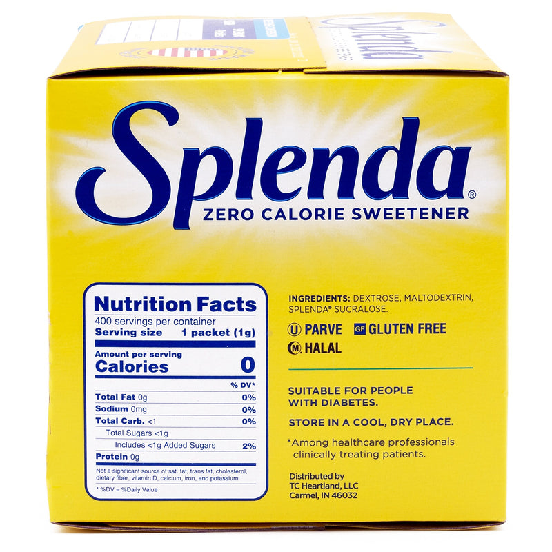 Splenda Artificial Sweeteners Packet, 400/Box (HFP20041)