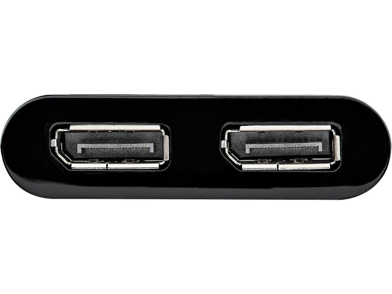 StarTech USB 3.0 to Dual DisplayPort Adapter, Male to Female, Black (USB32DP24K60)