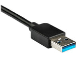 StarTech USB 3.0 to Dual DisplayPort Adapter, Male to Female, Black (USB32DP24K60)