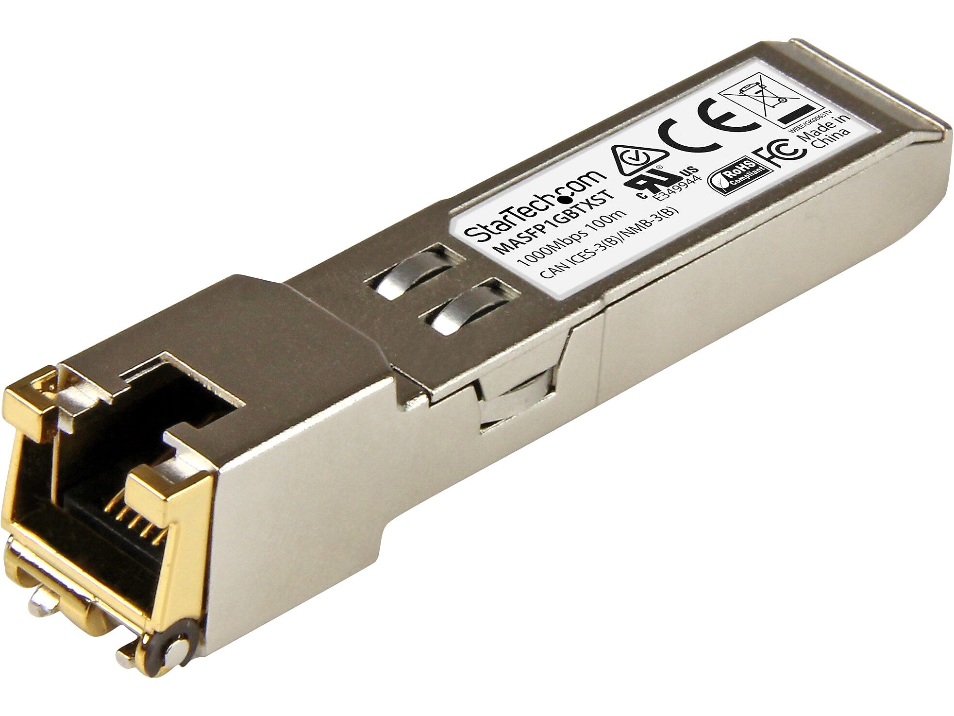 StarTech SFP Transceiver (MASFP1GBTXST)