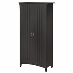 Bush Furniture Salinas 63" Storage Cabinet with 5 Shelves, Vintage Black (SAS332VB-03)