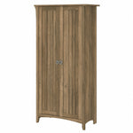 Bush Furniture Salinas 63" Tall Storage Cabinet with 4 Shelves, Reclaimed Pine (SAS332RCP-03)