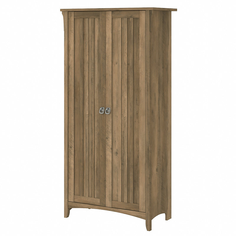 Bush Furniture Salinas 63" Tall Storage Cabinet with 4 Shelves, Reclaimed Pine (SAS332RCP-03)