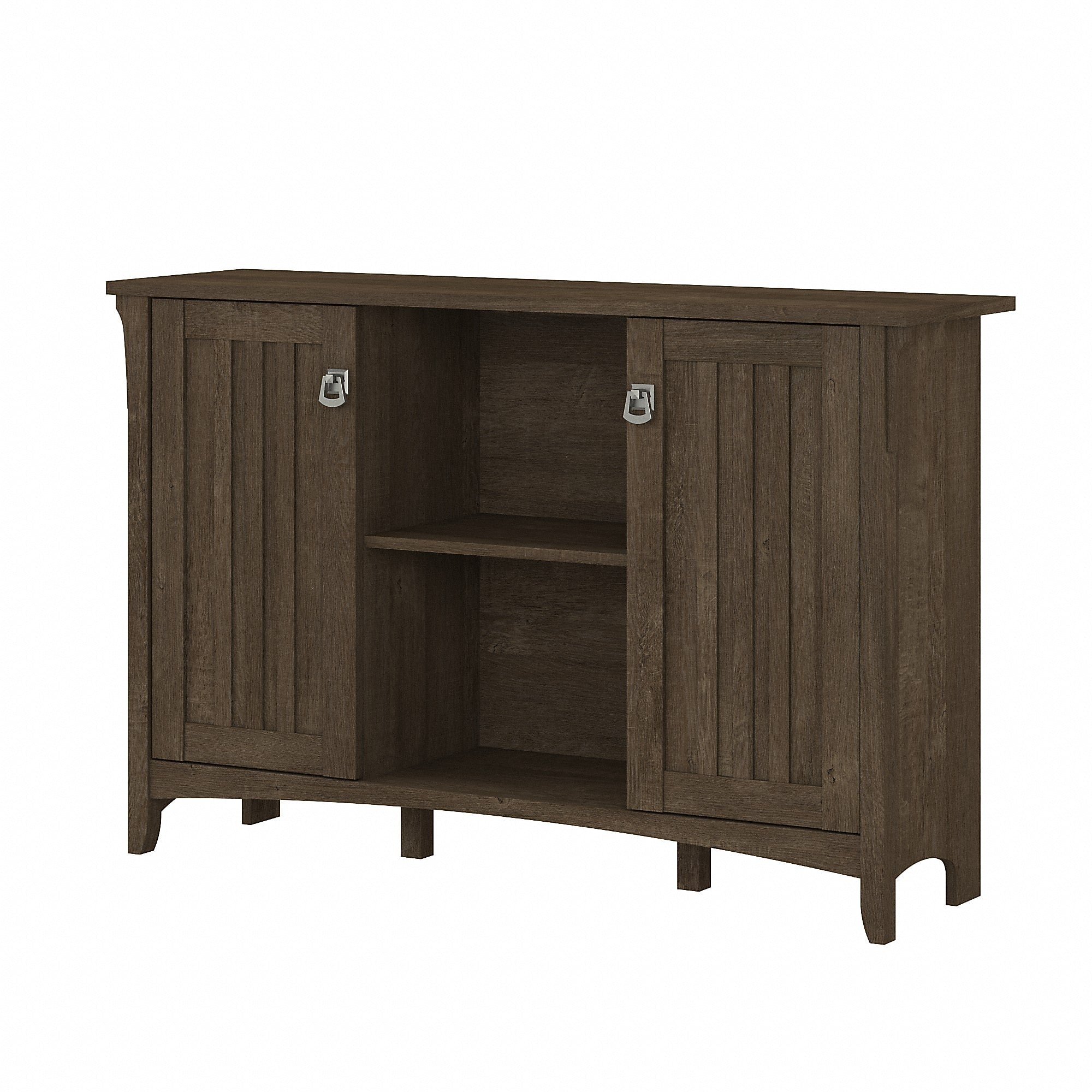 Bush Furniture Salinas 30" Accent Storage Cabinet with 3 Shelves, Ash Brown (SAS147ABR-03)