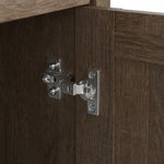 Bush Furniture Salinas 30" Accent Storage Cabinet with 3 Shelves, Ash Brown (SAS147ABR-03)
