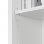 Bush Furniture Salinas 63" Storage Cabinet with 5 Shelves, Pure White (SAS332G2W-03)