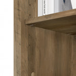 Bush Furniture Salinas 63"H 5-Shelf Tall Bookcase, Reclaimed Pine, 2/Set (SAL036RCP)