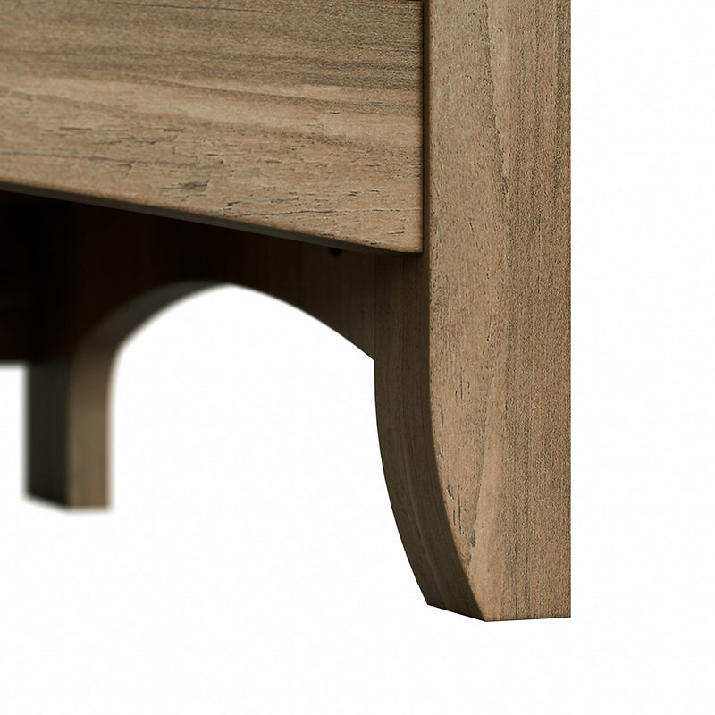 Bush Furniture Salinas 63"H 5-Shelf Bookcase, Reclaimed Pine (SAB132RCP-03)