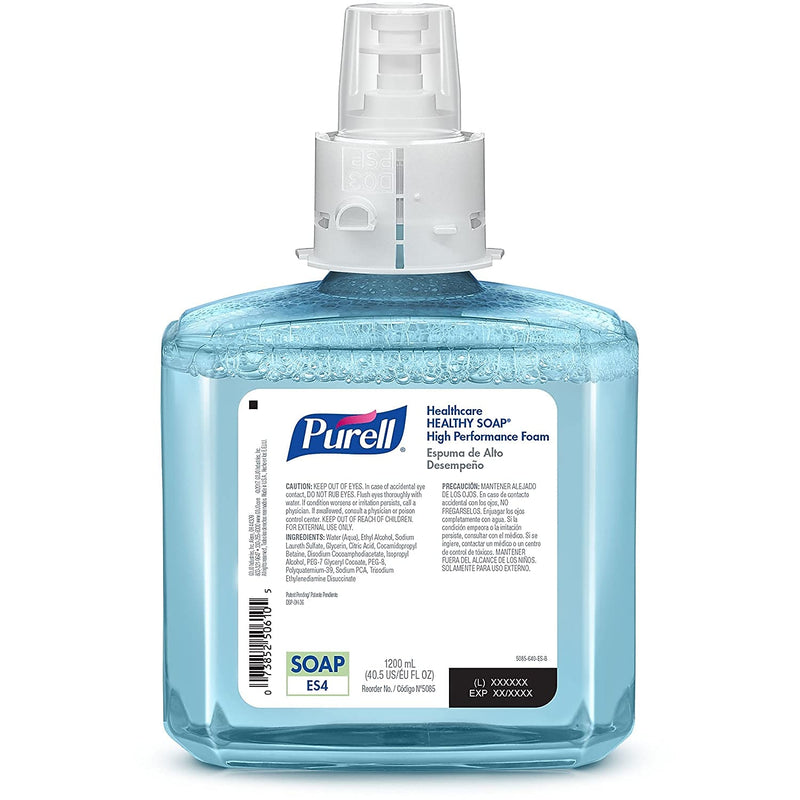PURELL HEALTHY SOAP Foaming Hand Soap Refill for ES4 Dispenser, 1200 ml, 2/Carton (5085-02)