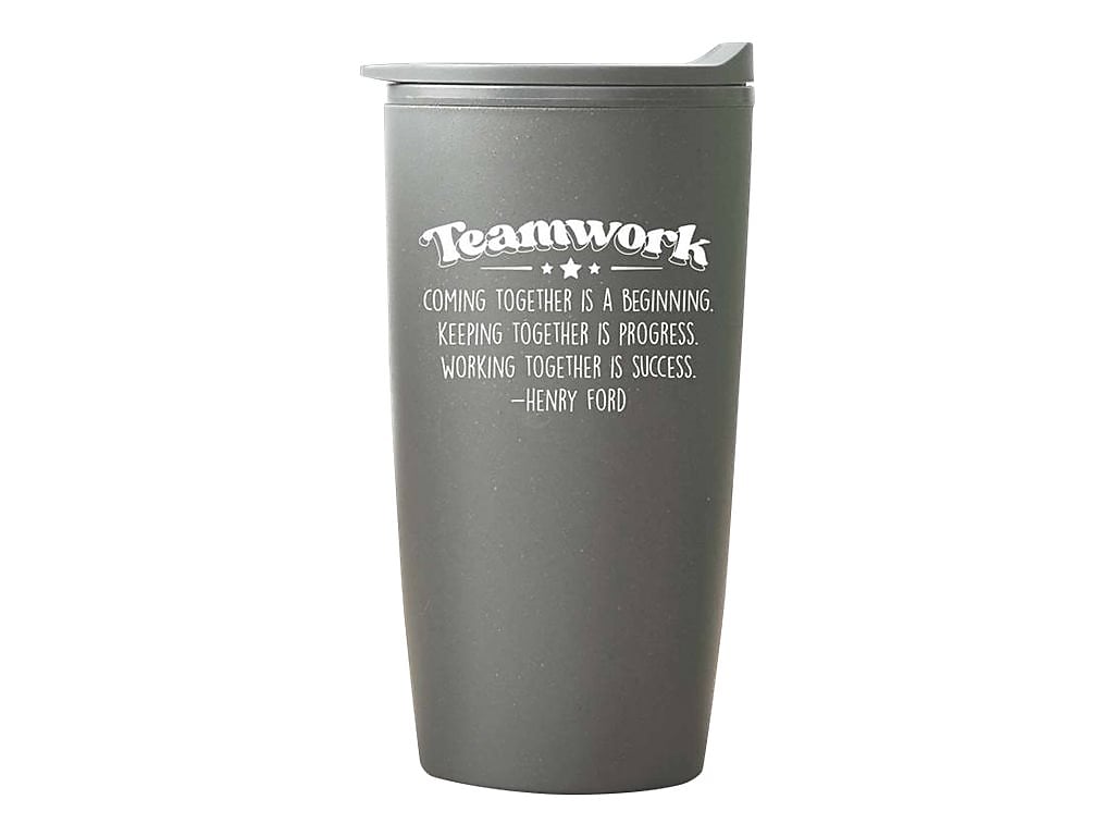 Baudville Value Wheat Harvest Tumbler, Gray, 20 oz. (95867)