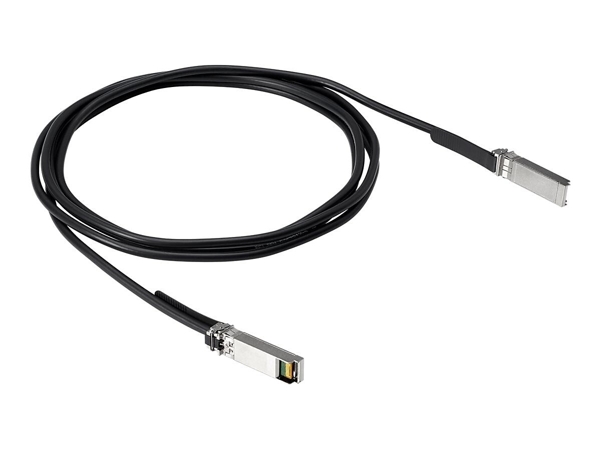 HPE Aruba 10' SFP56 to SFP56 50GBase Direct Attach Cable, Black (R0M47A)