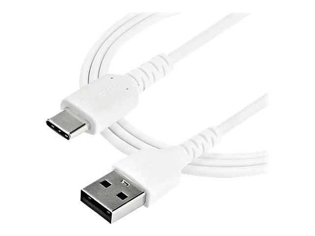 StarTech.com 3.3' USB A to C Power Cable, Male to Male, White (RUSB2AC1MW)