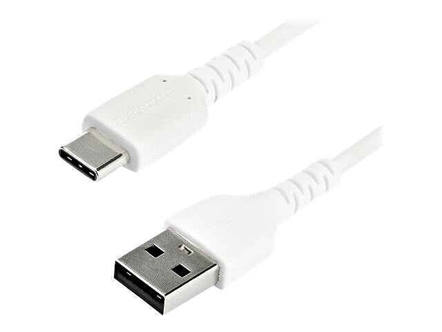 StarTech.com 3.3' USB A to C Power Cable, Male to Male, White (RUSB2AC1MW)