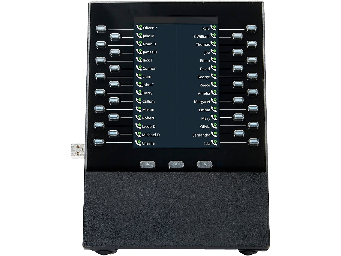 Polycom VVX EM50 Expansion Module, Black (85X07AA)