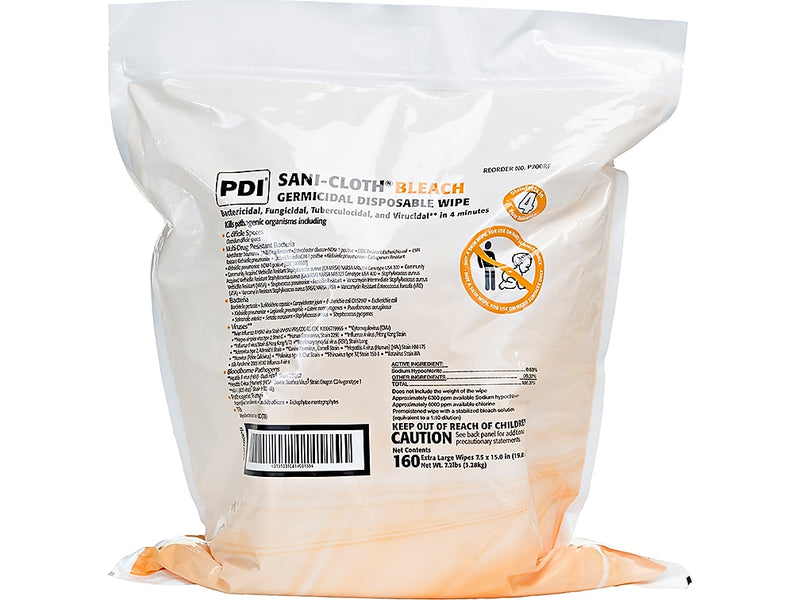 PDI Sani-Cloth Disinfecting Wipe Refill, 160/Refill, 2 Refills/Carton (P700RF)