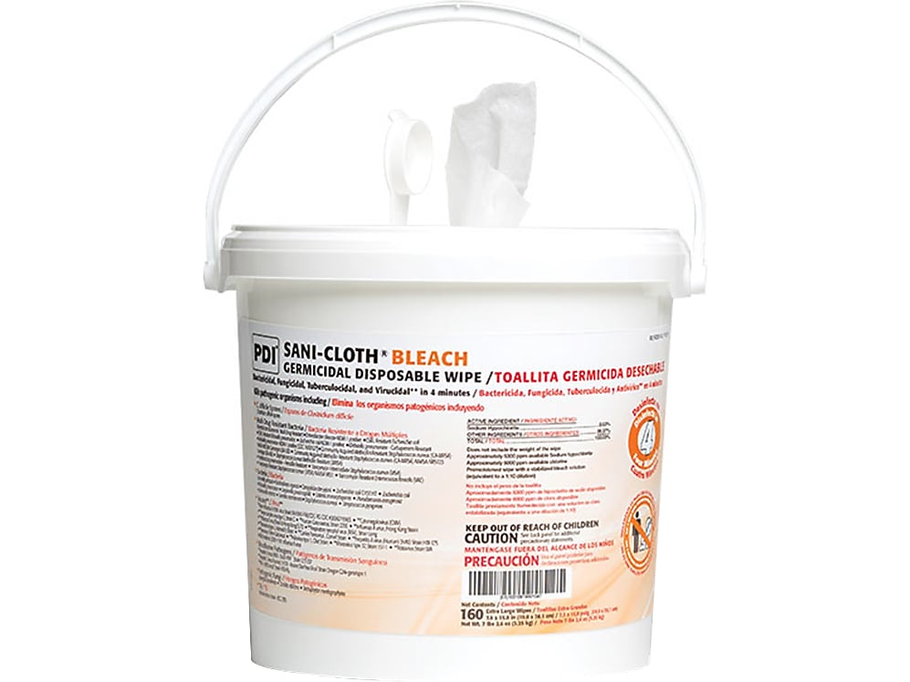 PDI Sani-Cloth Disinfecting Wipes, 160/Pail, 2 Pails/Carton (P7007P)