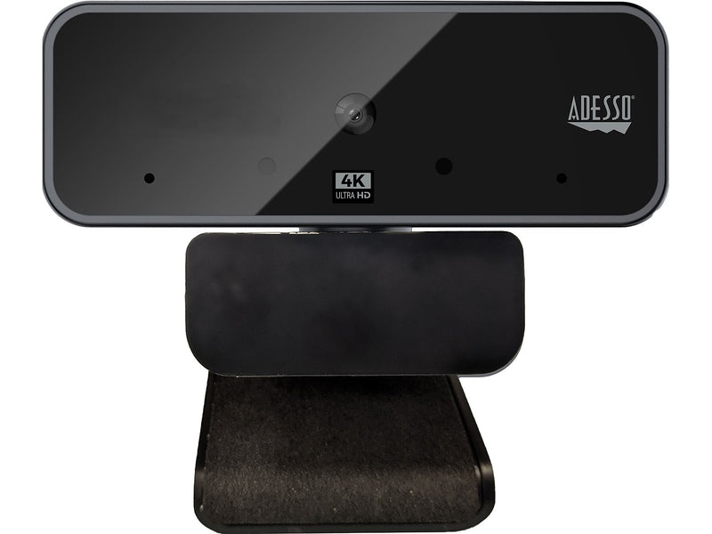 Adesso CyberTrack HD 3840x2160 Webcam, 8 Megapixels, Black (CYBERTRACKH6)