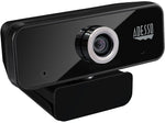 Adesso CyberTrack HD 3840x2160 Webcam, 8 Megapixels, Black (CYBERTRACK6S)