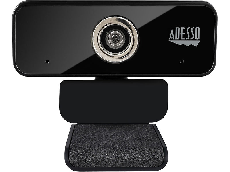 Adesso CyberTrack HD 3840x2160 Webcam, 8 Megapixels, Black (CYBERTRACK6S)