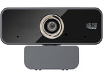Adesso CyberTrack HD 3840x2160 Webcam, 8 Megapixels, Black (CYBERTRACK6S)