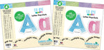 Barker Creek Tie 4" Dye & Ombré Letters and Numbers, Multicolored, 510/Pack (4348)
