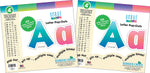 Barker Creek Tie 4" Dye & Ombré Letters and Numbers, Multicolored, 510/Pack (4349)