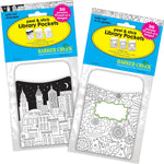 Barker Creek Color Me Library Pockets, 5.125" x 3.5", 60/Set (4138)