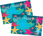 Barker Creek Kai Ola Student of the Week Awards & Bookmarks Set, 8.5" x 5.5”, Multicolored, 60/Set (4157)