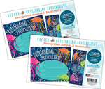 Barker Creek Kai Ola Outstanding Achievement Awards & Bookmarks Set, 8.5" x 5.5”, Multicolored, 60/Set (4158)