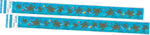 Barker Creek Double-Sided Border, 35" x 3", Kai Ola Sea Turtles, 24/Pack (4306)