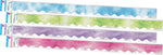 Barker Creek Double-Sided Scalloped Border Set, 36" x 2.25", Tie-Dye and Ombré, 4 designs, 52/Set (4427)