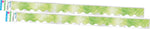 Barker Creek Double-Sided Scalloped Border, 36" x 2.25", Lime Tie-Dye and Ombré, 26/Pack (4330)