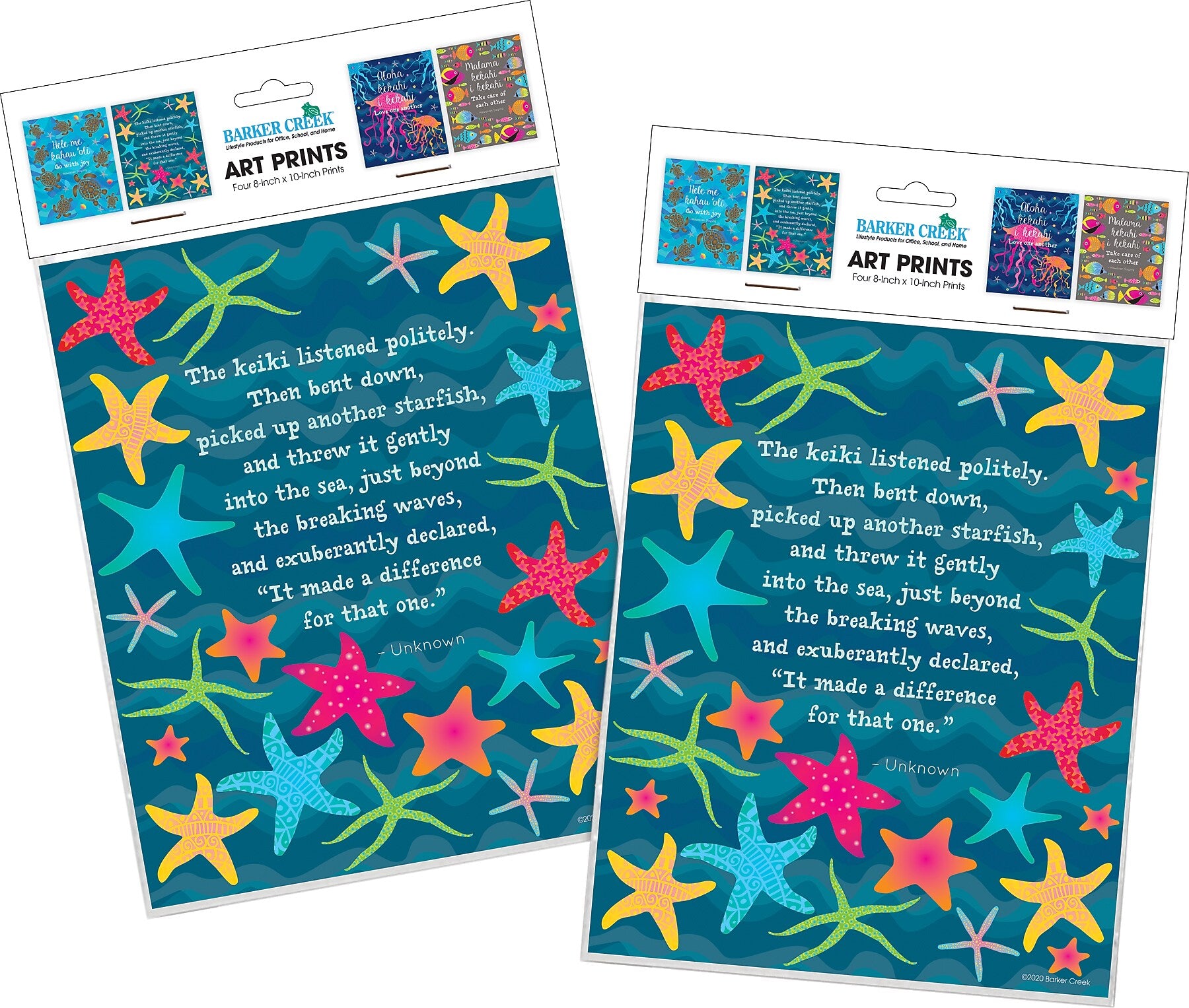 Barker Creek Take Care or Each Other Art Prints, Kai Ola Collection, 8/Set (4183)