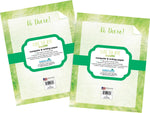 Barker Creek Tie-Dye & Ombré Computer Paper, 8.5" x 11", 60 lbs., Lime, 100 Sheets/Pack (4339)