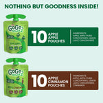GoGo squeeZ Variety Applesauce, 3.2 oz., 20/Box (MNA04331)