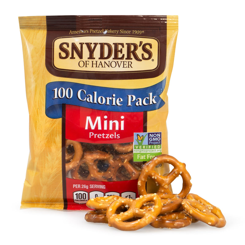Snyders Mini Original Pretzels, .92 oz., 36 Bags/Box (220-00487)