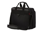 SWISSGEAR Legacy 16" Polyester Laptop Bag, TSA Checkpoint Friendly, Black/Gray (Y67921)