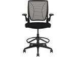 Humanscale Diffrient World Ergonomic Mesh/Textile Swivel Task Chair, Black (W11BN10K101WS)