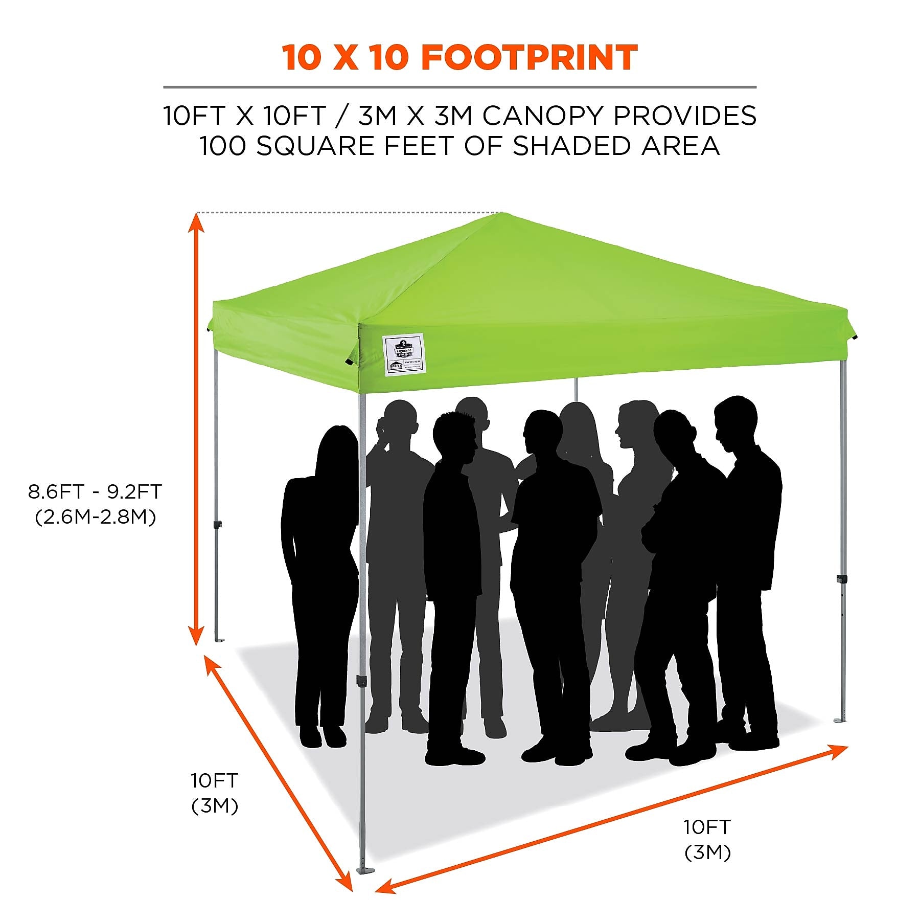 Ergodyne® SHAX® 6010 10' x 10' Lightweight Tent