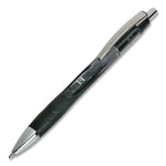 AbilityOne® SKILCRAFT VISTA Gel Pen, Retractable, Bold 1 mm, Black Ink, Translucent Barrel, Dozen (7520016849424)