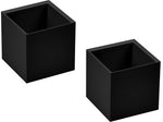 Bostitch Konnect Pencil Cup, Black Plastic, 2/Pack (KT2-TLCUPKIT-BLK)