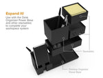 Bostitch Konnect Pencil Cup, Black Plastic, 2/Pack (KT2-TLCUPKIT-BLK)