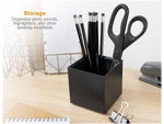 Bostitch Konnect Pencil Cup, Black Plastic, 2/Pack (KT2-TLCUPKIT-BLK)