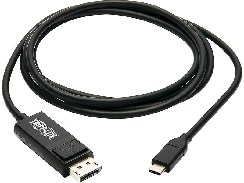 Tripp Lite USB C to Display Port Audio/Video Adapter, Male to Male, Black (U444-006-DP-BE)