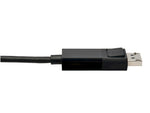 Tripp Lite USB C to Display Port Audio/Video Adapter, Male to Male, Black (U444-006-DP-BE)