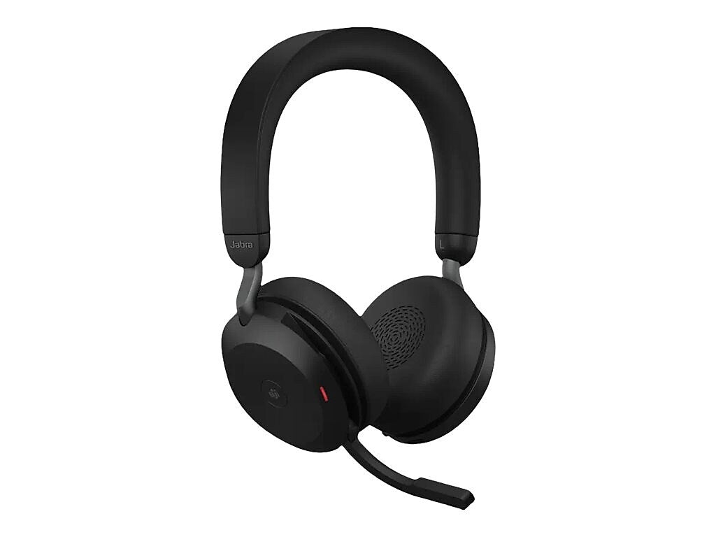 jabra Evolve2 75 Wireless Noise Canceling Bluetooth Stereo Mobile On Ear Headset, USB-C (27599-989-889)