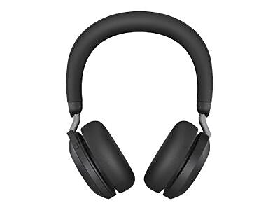 jabra Evolve2 75 Wireless Noise Canceling Bluetooth Stereo Mobile On Ear Headset, USB-A, Black (27599-999-989)