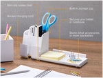 Bostitch Konnect Desk Organizer Power Base with Phone Stand, White Plastic (KT2-BASEPHONE-WHT)