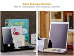 Bostitch Konnect Stackable Plastic Office Phone Stand, Black (KT2-BASEPHONE-BLK)